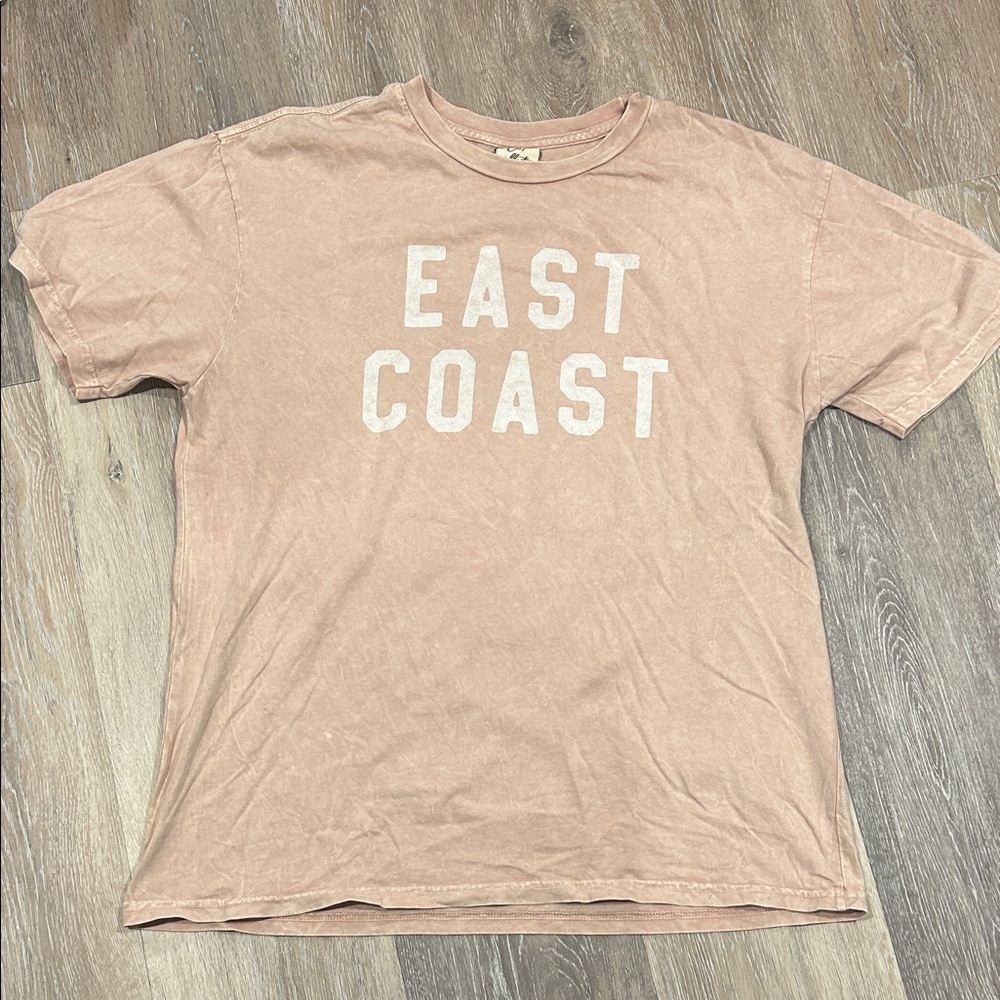 East Coast Graphic T-Shirt - Pink